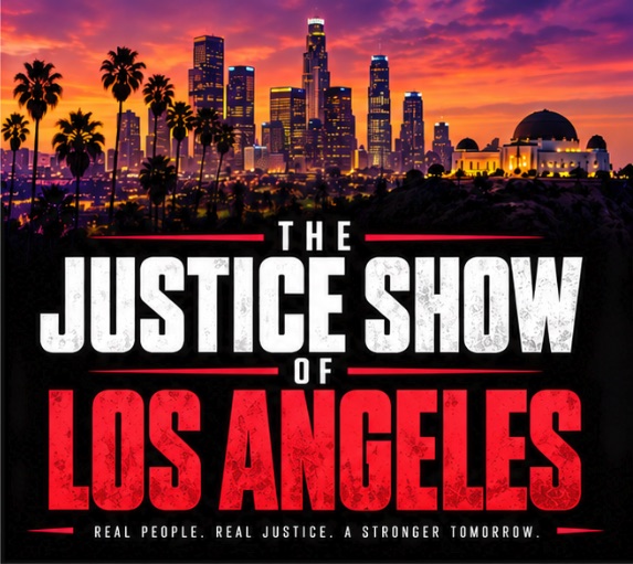 The Justice Show of Los Angeles — cover concept